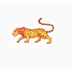 黄色豹纹豹