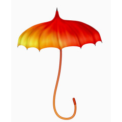 棕色植物伞