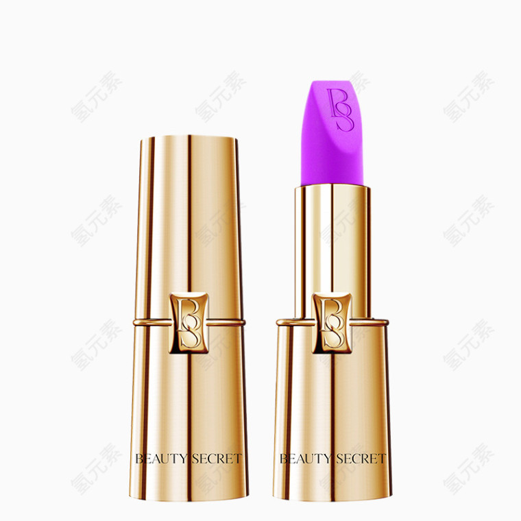 紫色唇彩时尚唇膏