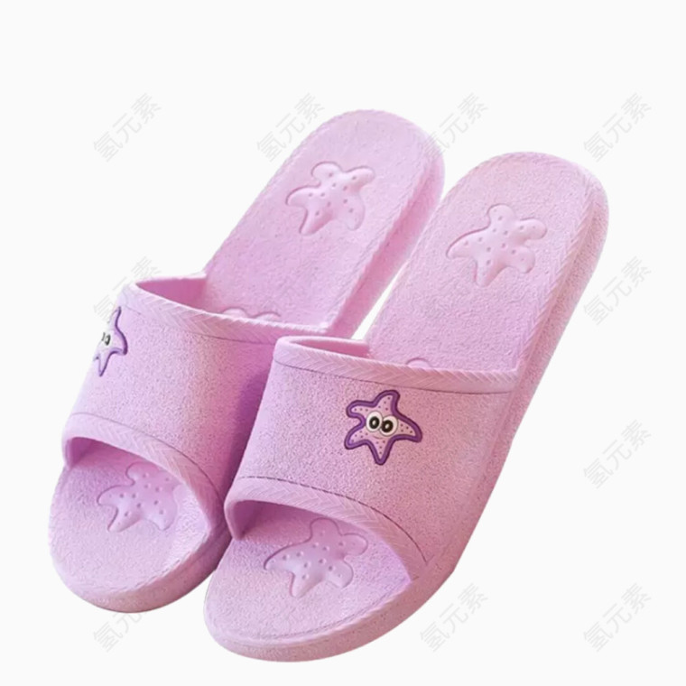 浅紫色拖鞋