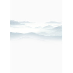云雾缭绕群山图