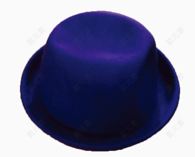 紫兰色帽子