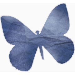 蓝色漂亮蝴蝶