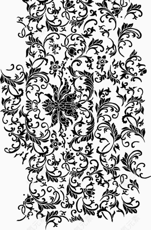 古典花纹底纹