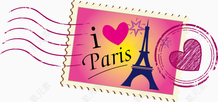 卡通邮票法国