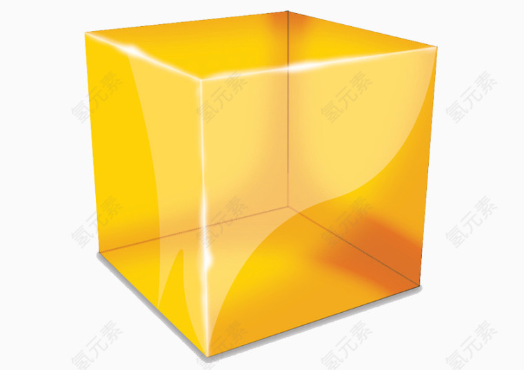 黄色立方体