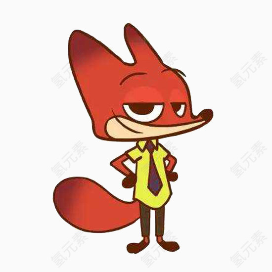 红色可爱小狐狸