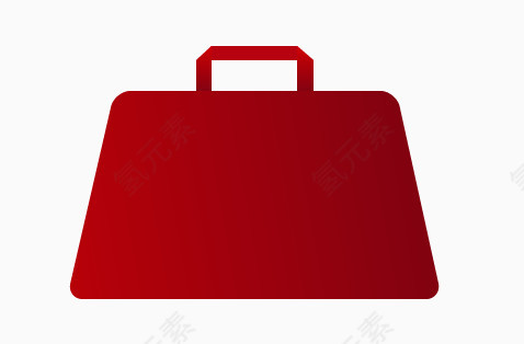 红色手提包/购物袋