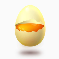 开壳鸡蛋