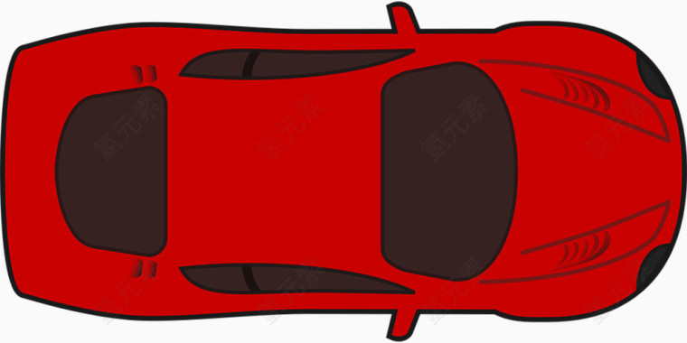 红色汽车奢侈跑车