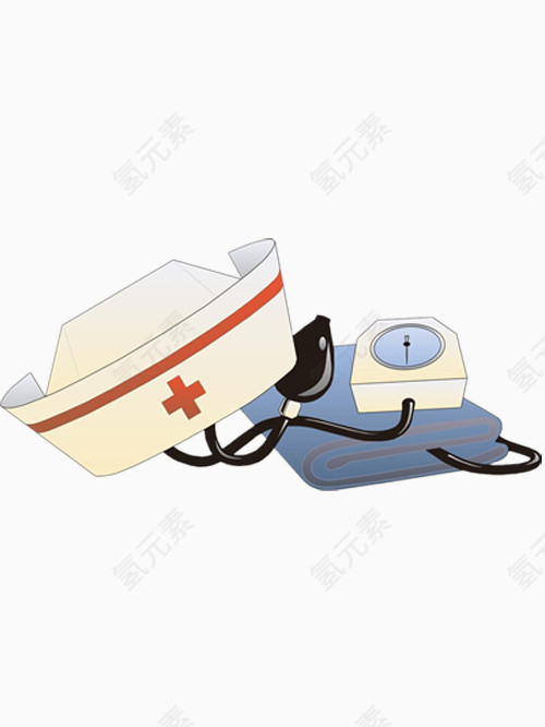 卡通护士帽素材