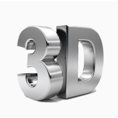3D金属字