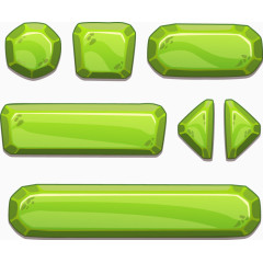游戏绿色图标素材