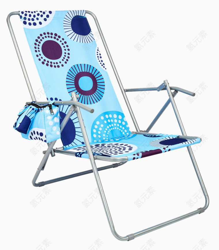 折叠躺椅花纹图案