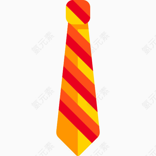 扁平领带