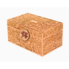 古代花纹箱子