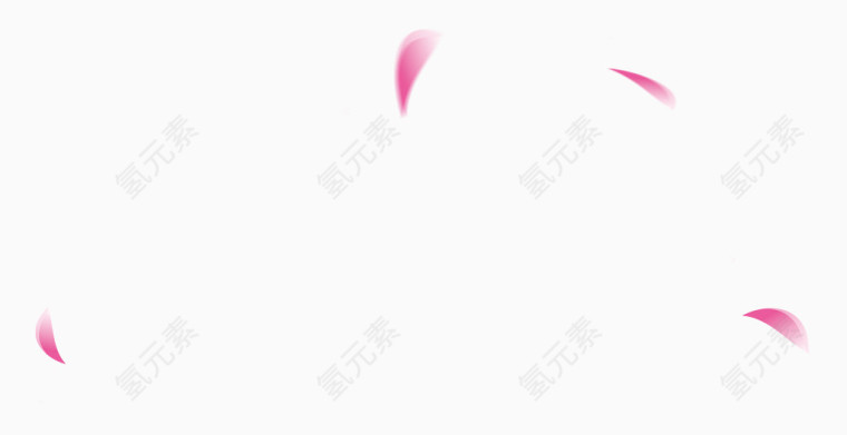 粉红色花瓣漂浮飞舞免费素材