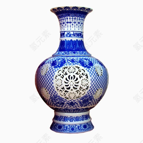 青色花瓶