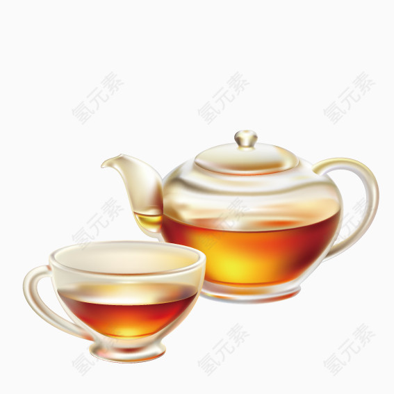 茶壶茶杯