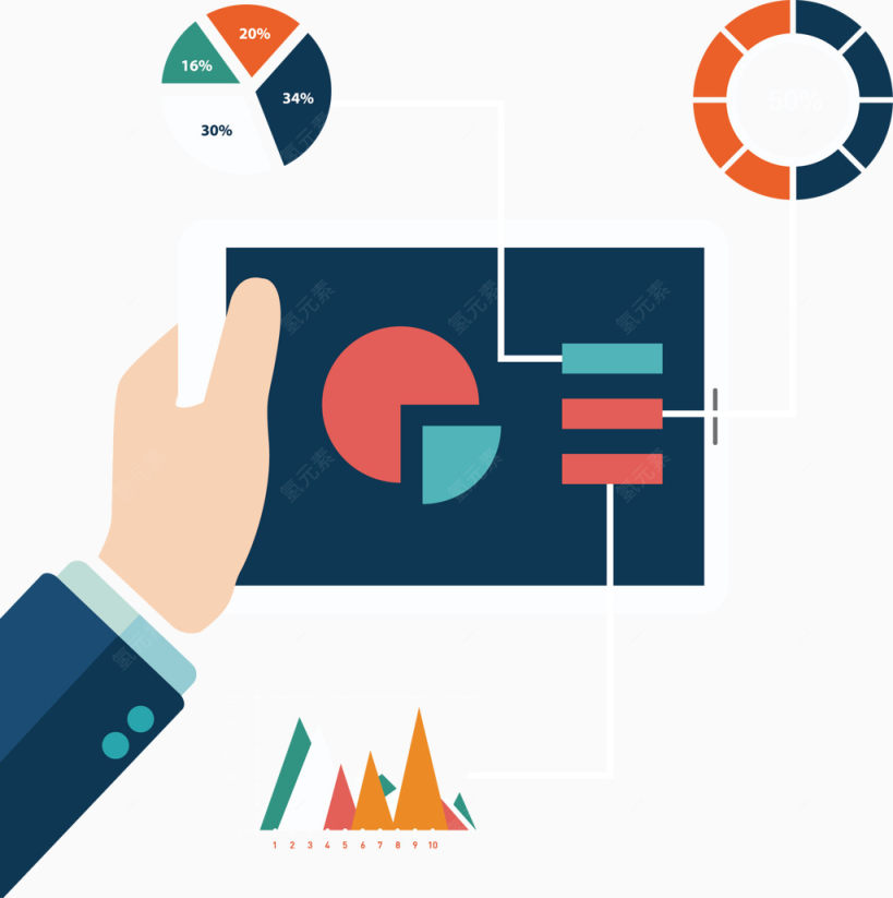 平板电脑信息图表下载