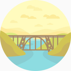 桥梁风景图标