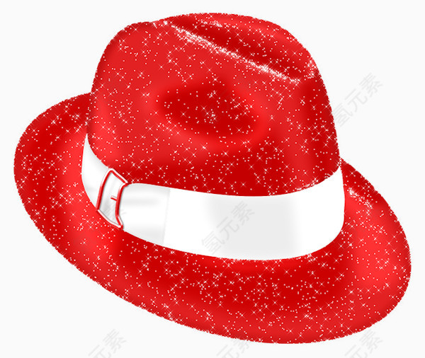 红色的礼帽