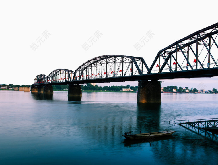 雄伟的鸭绿江大桥