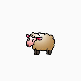 羊手绘动物