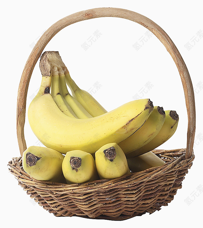 竹篮里的香蕉