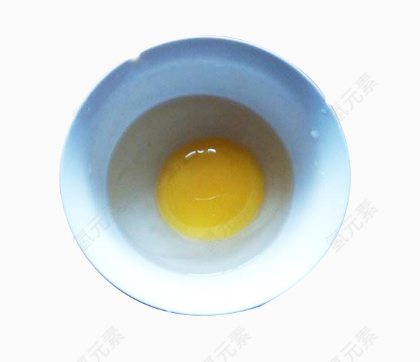 碗里的鹅蛋黄图片素材