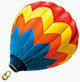 彩虹热气球