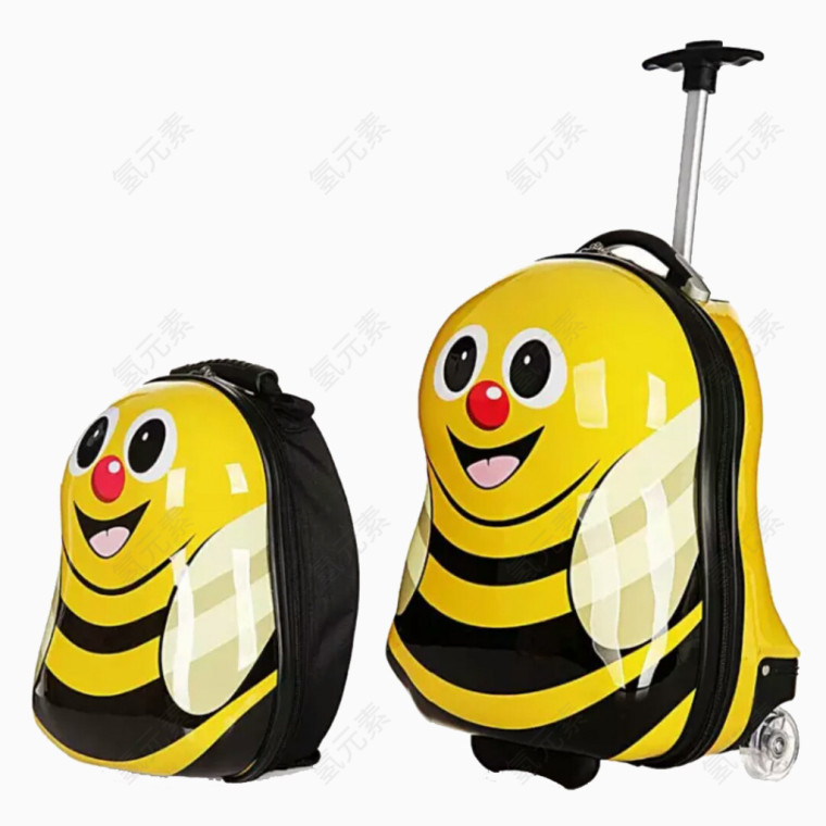 两个小蜜蜂行李箱