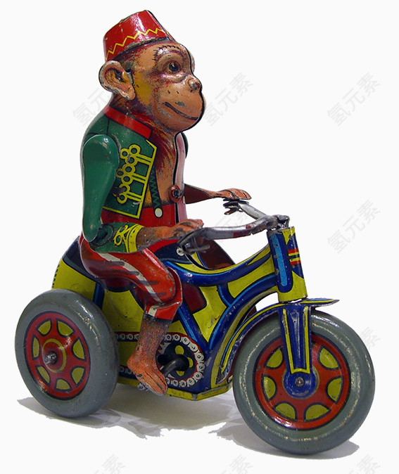 猴子骑车