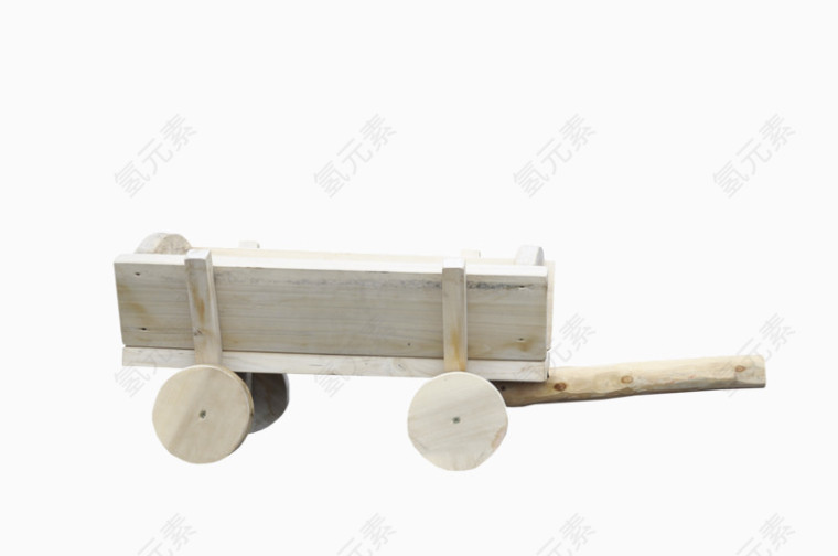 玩具木质小推车