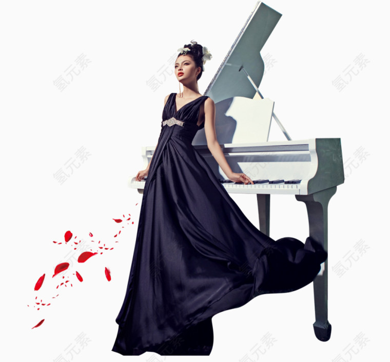 女子钢琴