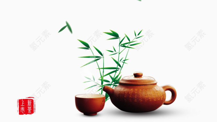 茶杯图案免抠素材