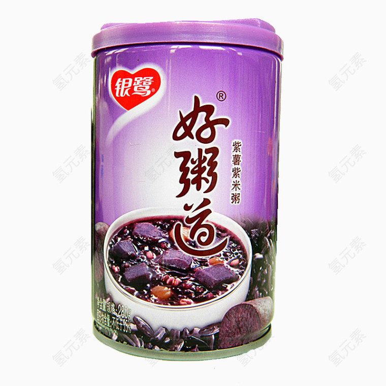 紫薯紫米粥