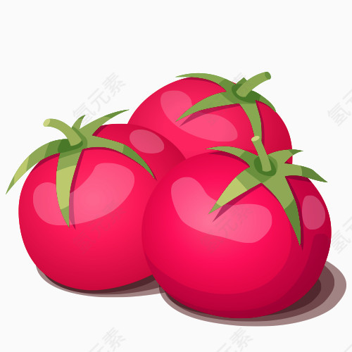 矢量卡通西红柿