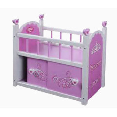 紫色儿童床
