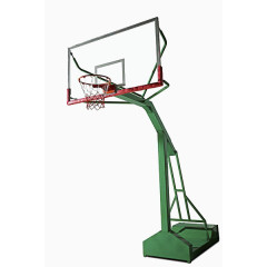 绿色篮球框