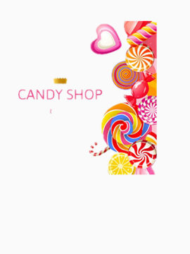 candy shop矢量图