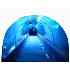 蓝色隧道