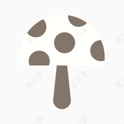 蘑菇抽象矢量图
