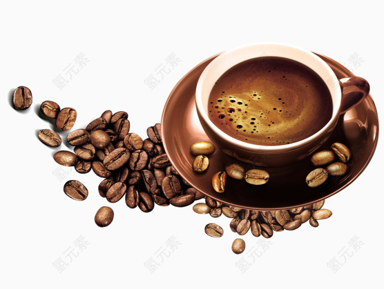 即溶咖啡 咖啡豆 咖啡杯