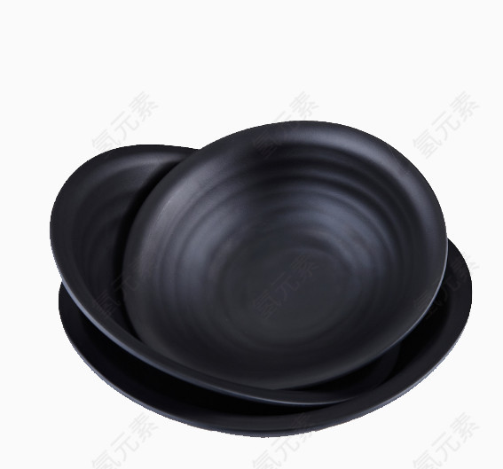 厨房用品黑色饭盘