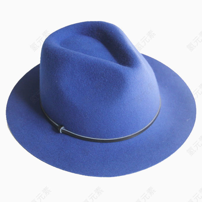 蓝色的礼帽