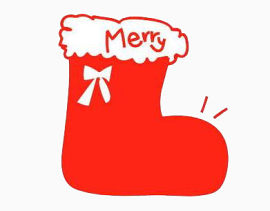 merry红色圣诞袜