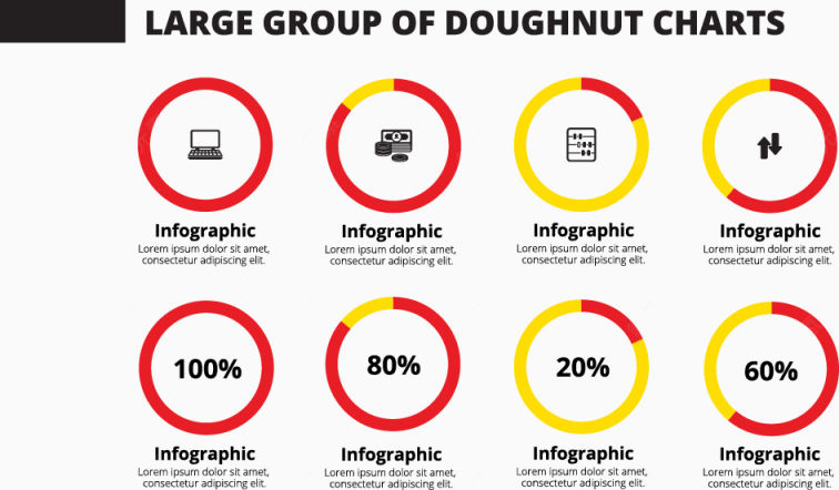 一套环形图表下载