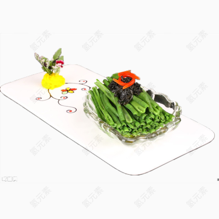 榄菜豆角图片