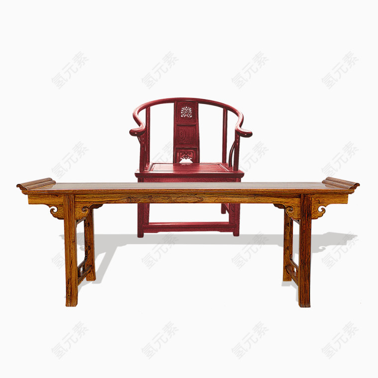 中国风木椅木桌